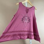 Wound Up  XXL 2X Boho Hippie Elephant Flowy Lace Tank Top Photo 1