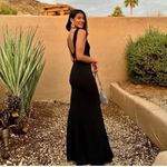 Lulus LULU’S Love In Your Eyes Black Knotted Mermaid Maxi Dress Photo 7