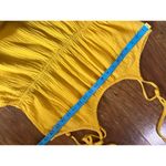 Lucky Brand Gauzy Tier Midi Dress Tie Strap NO SIZE ~Fits Large / L Measurements Photo 5