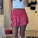 Adika Red and white gameday skirt Photo 2