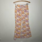 Princess Polly  retro print flare jeans women’s size 2‎ multicolor funky casual Photo 6