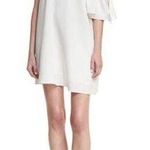 Cinq à Sept Cinq A Sept Gemini Mini Dress Size L White One Shoulder cocktail formal Photo 0