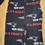 NFL New England Patriots Women's Small Footed Sleeper Pajamas 64" Long Team Photo 4