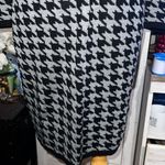 Calvin Klein CHIC BLACK & WHITE HOUNDSTOOTH BUCKLE WAIST KNIT SWEATER DRESS S Photo 3