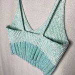 Free People  Intimately Here All Day Knit Bralette Brami Crop Top Blue Medium Photo 7