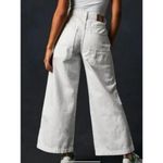 Free People  Piper Mid Rise Crop Wide Leg Jeans Size 22. B20 Photo 3