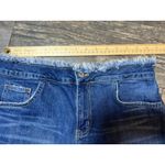River Island  Denim Cutoff Shorts Distressed Frayed Hem Blue Jeans Womens Size 12 Photo 2