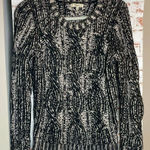 Madewell  Black and White Wool Sweater Photo 0