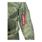 Asstseries Militare Women’s Bomber Jacket Windbreaker Blue Lightweight Size S Green Photo 1