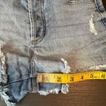 Altar'd State Altar'd States Medium Wash Cotton Belted Frayed Hem Denim Short Size 27/5 Photo 4