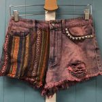 BDG Urban Outfitters  high rise DREE cheeky‎ denim pink shorts 27W Photo 0