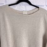 ZARA  oatmeal cashmere sweater poncho cape Photo 3