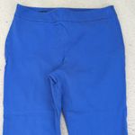 Talbots Chatham Ankle Pants Womens 14P Blue Cotton Blend Career Casual Photo 3