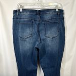 Midnight Velvet‎ Size 14 Jeans Rhinestone Distressed Blue Skinny Mid Rise 829 Photo 8