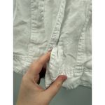 Jones New York White Linen Jacket Women's Small Button Front Lightweight Casual Photo 6