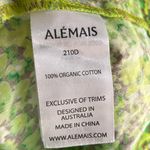 Alemais Phyllis Asymmetric Dress Green Organic Cotton Sz 8 US 4 Photo 6