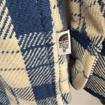 The North Face  Valley Twill Flannel Shirt Women’s size Small Gravel‎ Navy Blue Photo 5