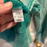 Zenana Outfitters Acid Mineral Wash Green Exposed Seam Crewneck Sweatshirt Pullover L XL Photo 6