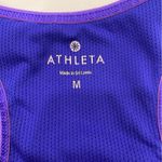Athleta Womens Geometric Pattern Multicolor Racerback Sports Bra Size M Photo 2