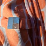 Diane Von Furstenberg  | Naira Bis 100% Silk Geometric Drapey Maxi Dress size 2 Photo 9