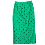 ZARA  Green Brown Polka Dot Midi Skirt Half Sleeve Top Set size S Blogger Fave Photo 8