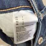 American Eagle Womens Button Up Denim Jean Stretch Mini Skirt Size 4 Blue Photo 3