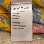 Farm Rio  NWT yellow mica short sleeve collared blouse women’s size large Photo 10