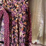 Free People  Fiorella Shorts Romper Midnight Combo Maroon Medium Photo 2