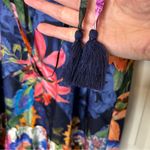 Johnny Was Neon Jungle Mix Tiered Floral Maxi Dress Cotton Silk Size Medium NWT Photo 8