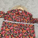 Sundance  Women’s Floral Button Down Shirt Longsleeve Lightweight Multicolor L Photo 12