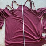 True Religion  Maroon Strappy Blouse Photo 8