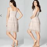 J.Jill Dress Crinkled-Textured Ocean Breeze Embellished Petite Size L NEW Photo 2