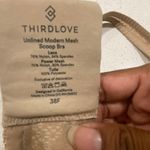 Thirdlove  unlined, modern mesh, scoop bra, lace size 38F Photo 6