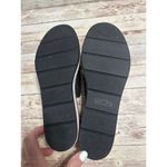 Toms  Margo Espadrille Wedge Slide Sandals Women's Size 10 Black White Shoes Photo 7