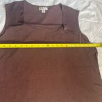 Coldwater Creek  Red Asymmetrical Sleeveless Muscle Tee Photo 2