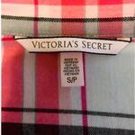 Victoria's Secret  Pink & Black Plaid Night Shirt Nightgown Pajamas Womens SMALL. Photo 3