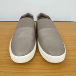 Vince Corbin shoes women's 7 sneakers slip on leather taupe Photo 1