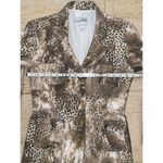 Joseph Ribkoff Joseph Ribhoff  Snake Animal Print Jacket‎ Size 6 Made In Canada Photo 3