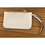 NWT White 3 Piece Pebble Leather Office Laptop Tote Bag, Purse And Wristlet‎ Photo 1