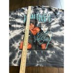 Whitney Houston Singer Graphic Gray Tie Dye Tee Shirt Oversized Size Medium Photo 4
