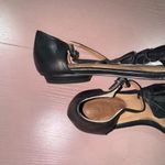 Corso Como  Ruffle T Strap Thong Sandal Black Leather Photo 2