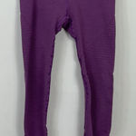 Alphalete ‎ Purple Revival Ribbed Athletic Leggings Size Medium Photo 0