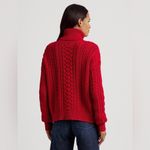 Ralph Lauren Vibrant Red Turtleneck Sweater Photo 4