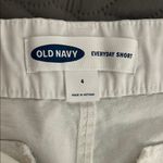 Old Navy EUC White Flat Front High Waist Shorts Photo 2