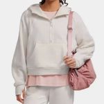 CRZ Yoga  Half Zip Hoodie Sweatshirt, Milky White, Size Small, NWT Photo 0