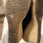 Charles David Charles women’s Black suede peep toe woven wedges “Nadja” — size 7.5 Photo 6