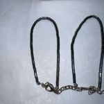 Set of Five Hematite Bead‎ Bracelets Gray Photo 1