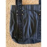Dakine Black Gray Animal Stripe Canvas Shoulder Tote Bag Y2K Style Paisley Lined Photo 8