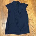 Weekend Max Mara lyocell sleeveless shell Top in Navy Blue XS Photo 1