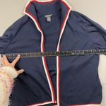 Kate Landry  Navy Blue Red & White Classy Cardigan Women's Size XL Photo 1